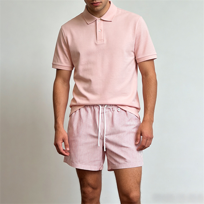 loro piana striped drawstring swim shorts